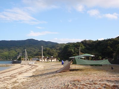 中の浦海水浴場キャンプ場